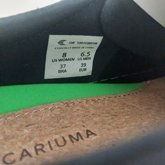 CARIUMA Sneakers OCA Low Black Canvas Sustainable Casual Shoes Unisex W8 M6.5 - Picture 10 of 13